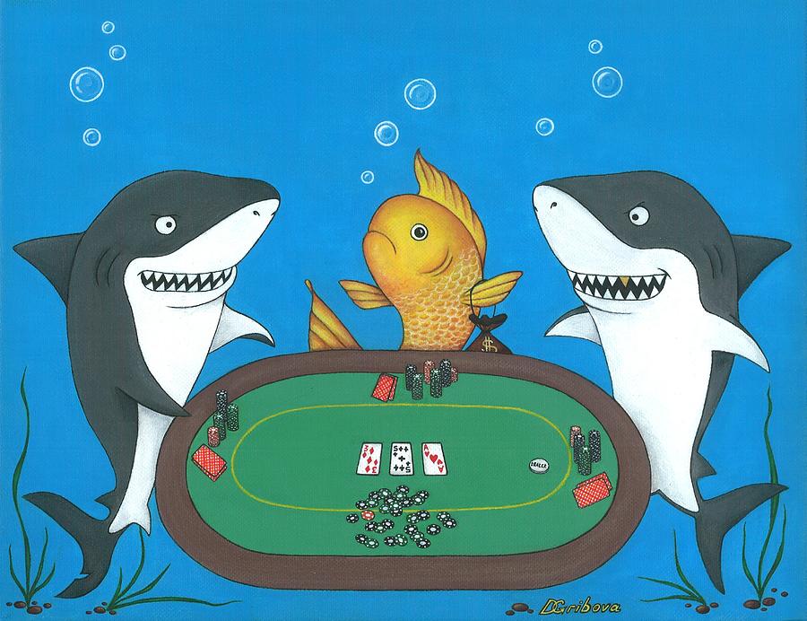 ikan dan hiu di poker